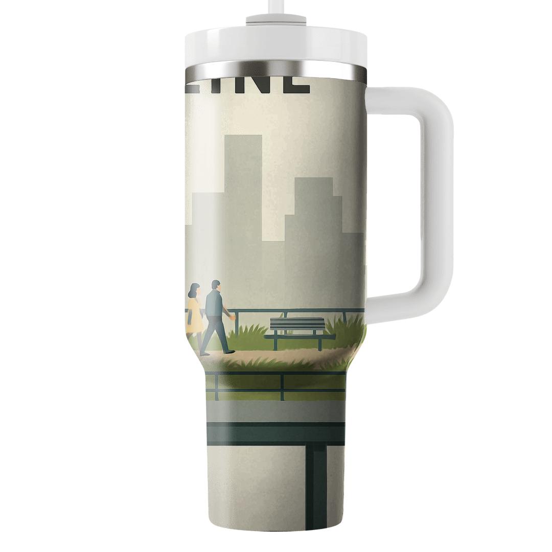 High Line Park New York City United States decorative tumblers