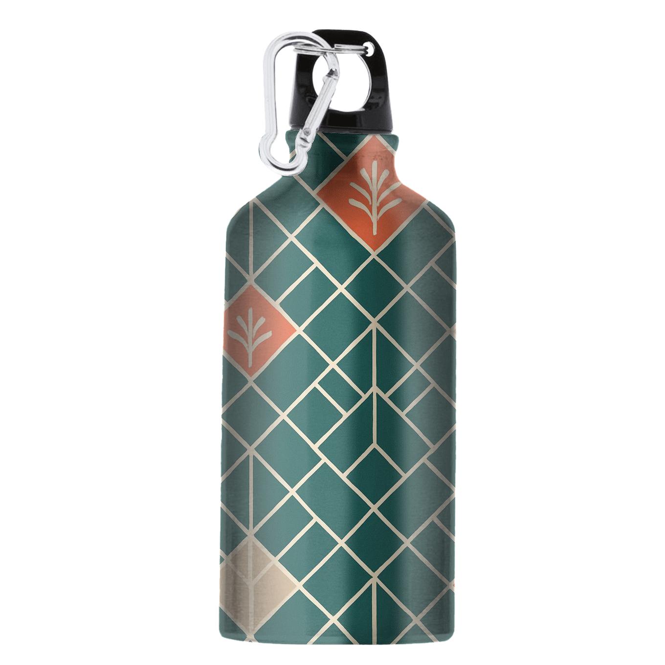Interlocking Kite Mosaic With Palm Sprig Motifs insulated sports bottles