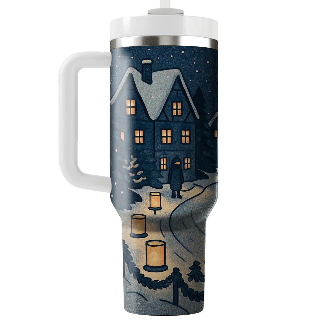 Midwinter Lantern Snow Parade tumbler cups