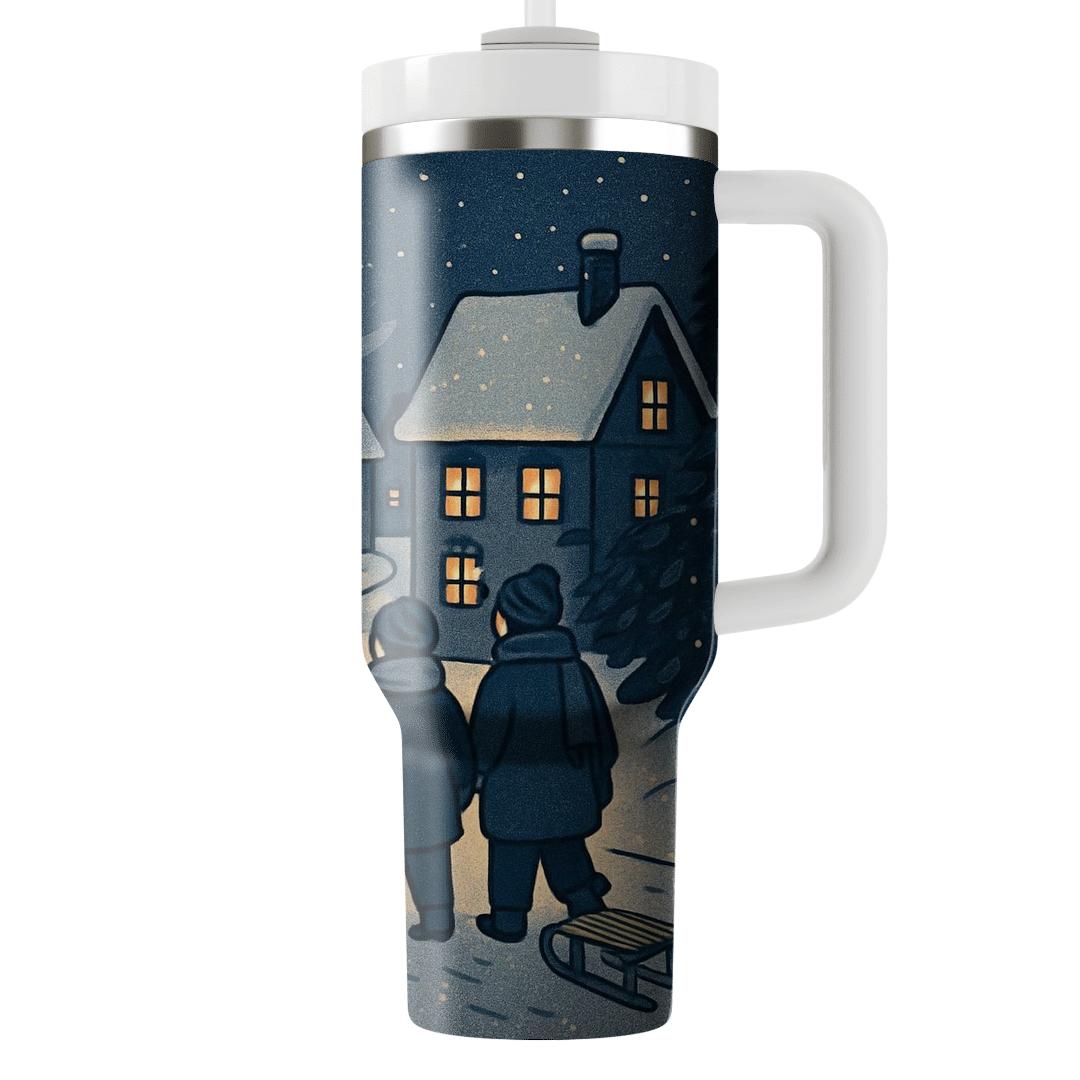 Midwinter Lantern Snow Parade tumbler cups