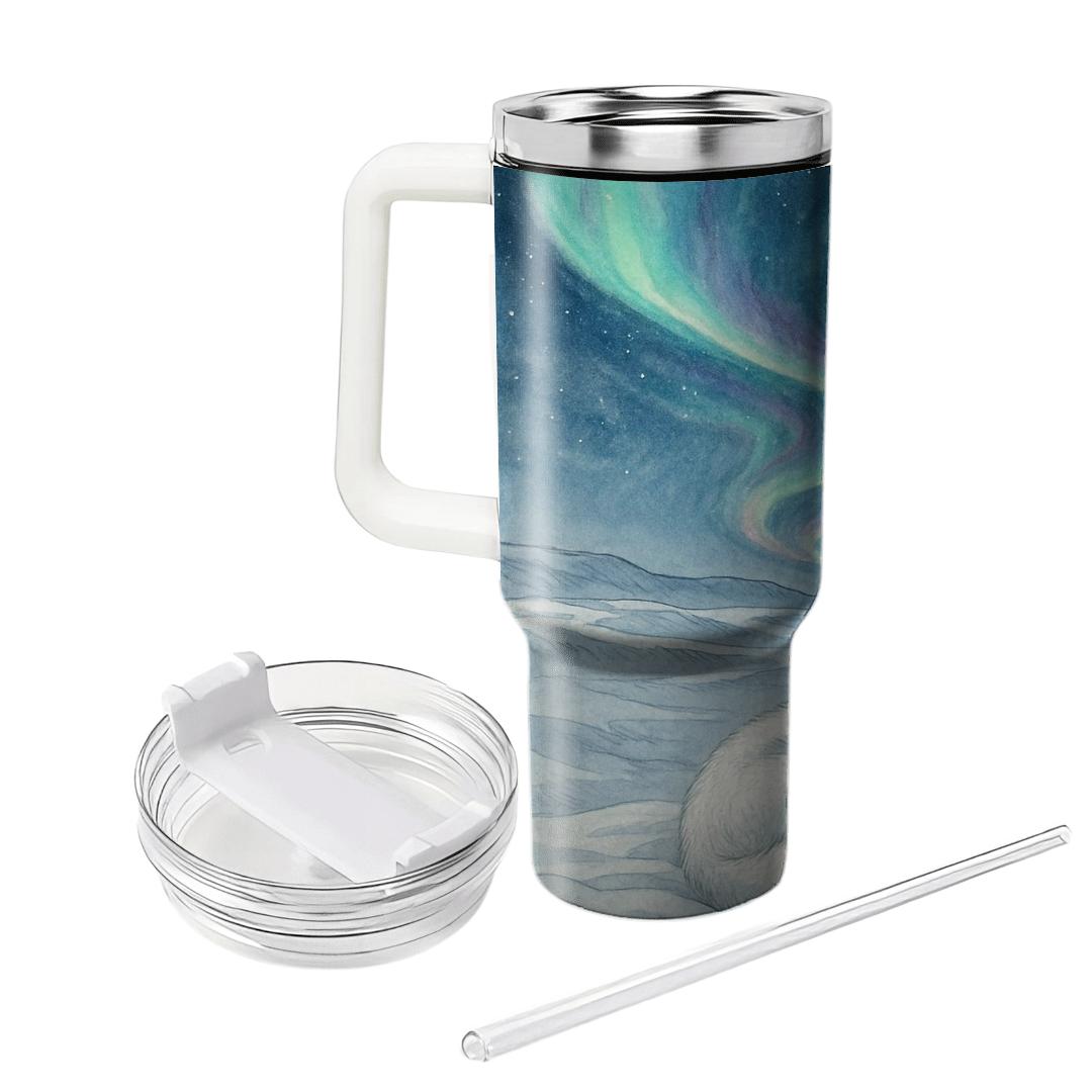 Aurora Arctic Fox Mirage insulated tumblers