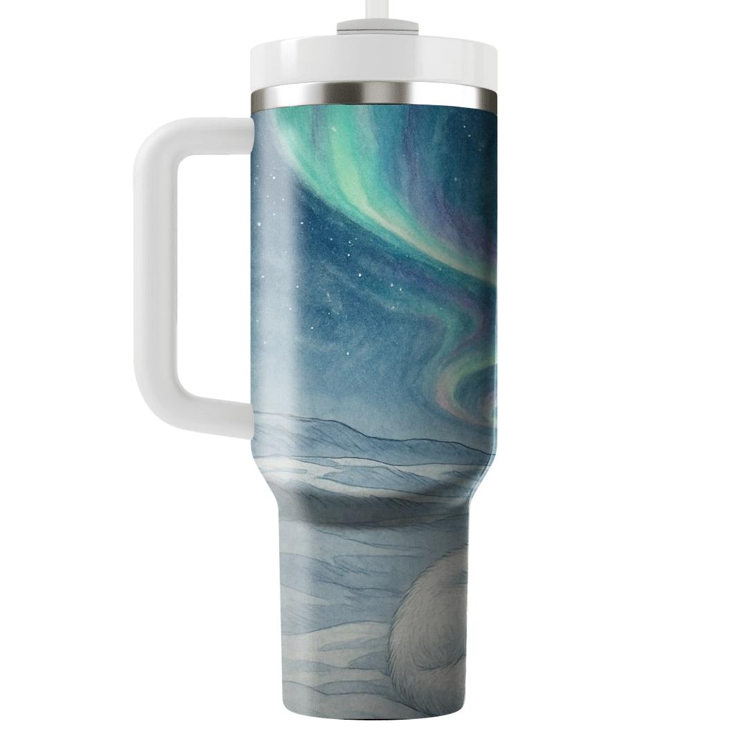 Aurora Arctic Fox Mirage insulated tumblers