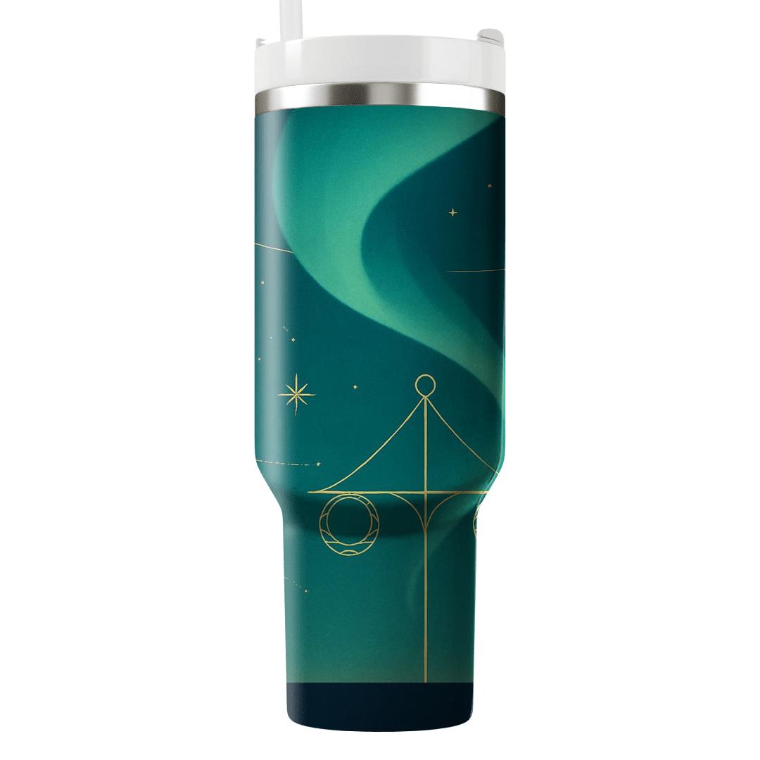 Aurora Ribbon Maypole decorative tumblers