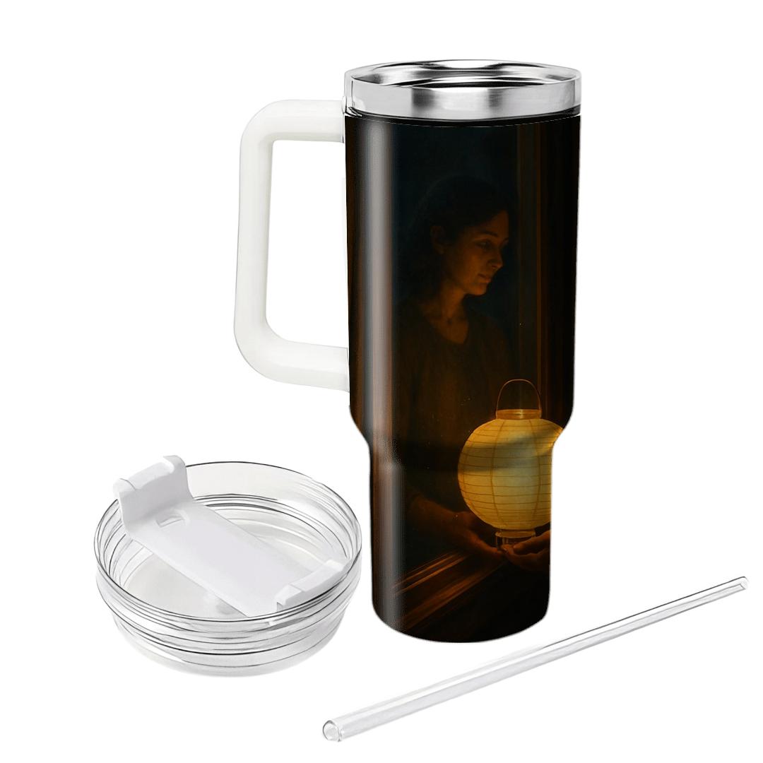 Lantern In The Window Of Every Year decorative tumblers