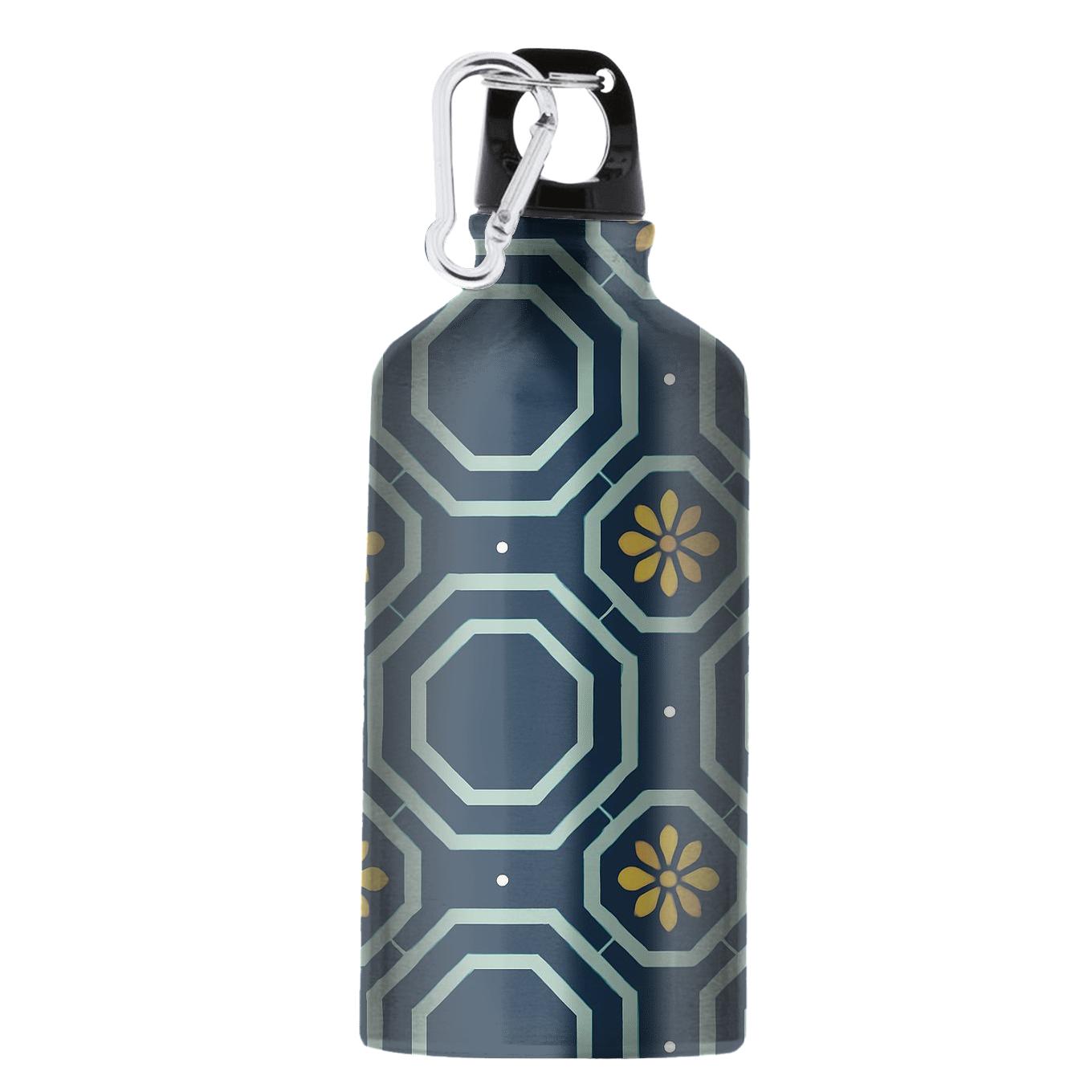 Concentric Octagon Lattice With Comet Petal Rosettes custom sports bottles