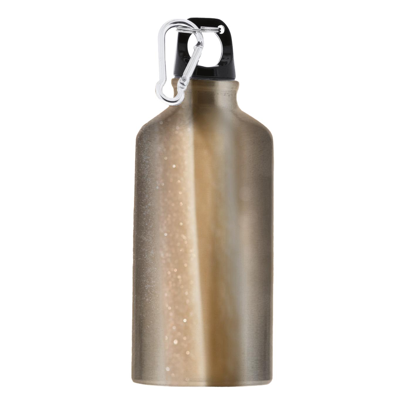 Champagne Velvet Glitter Cascade sports bottles for gifts