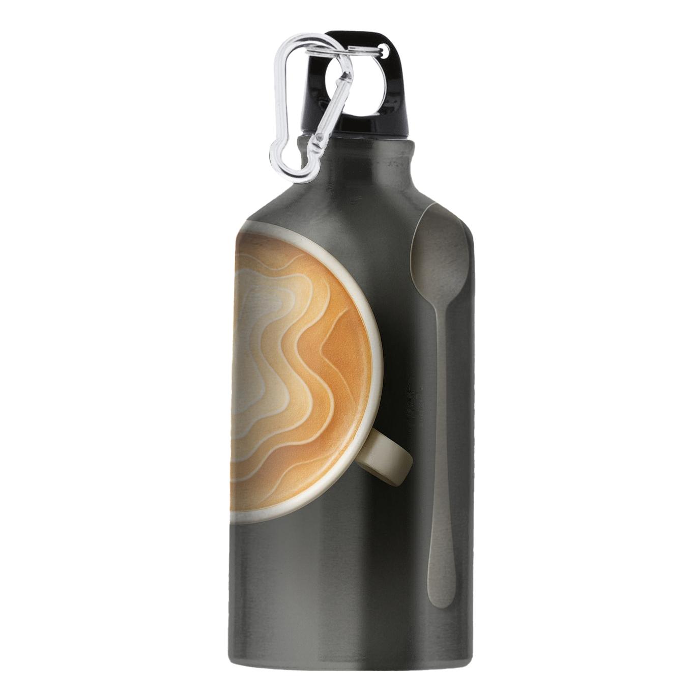Latte Art Topography Map stylish sports bottles