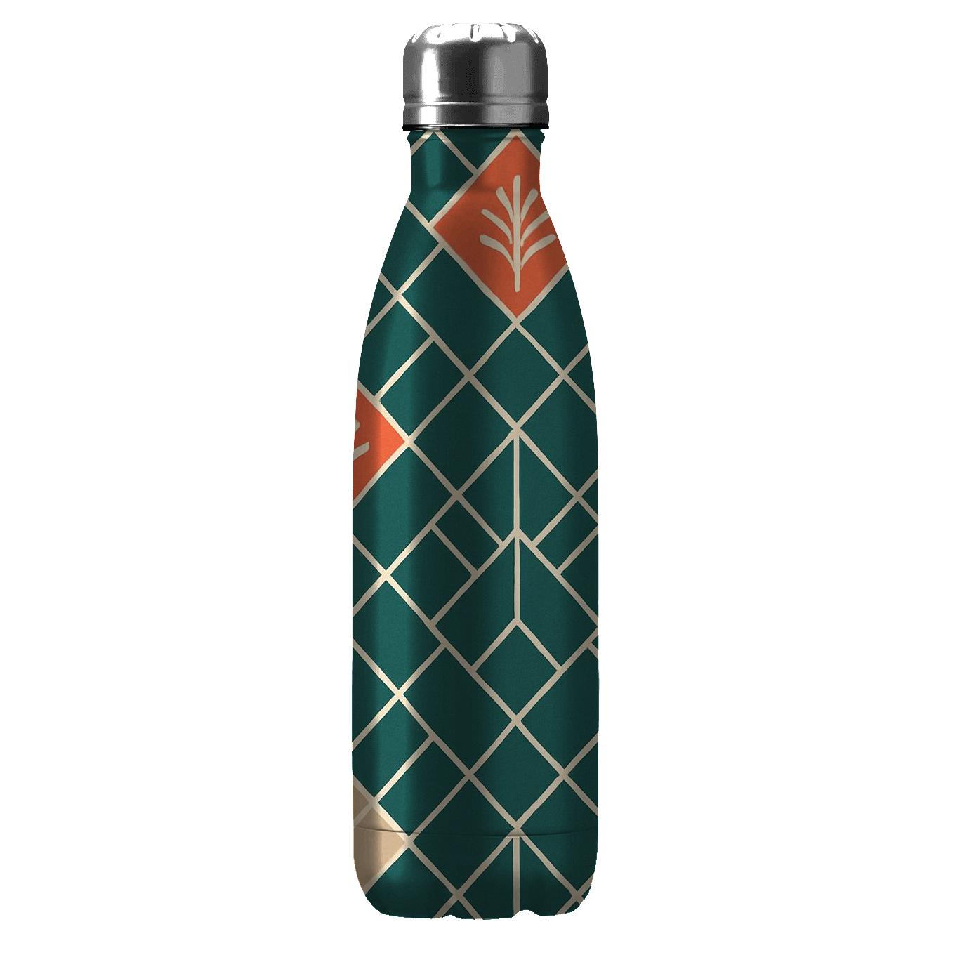 Interlocking Kite Mosaic With Palm Sprig Motifs water bottle cups