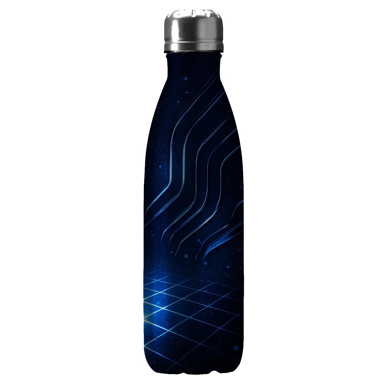 Sapphire Disco Glitter Circuit unique water bottles