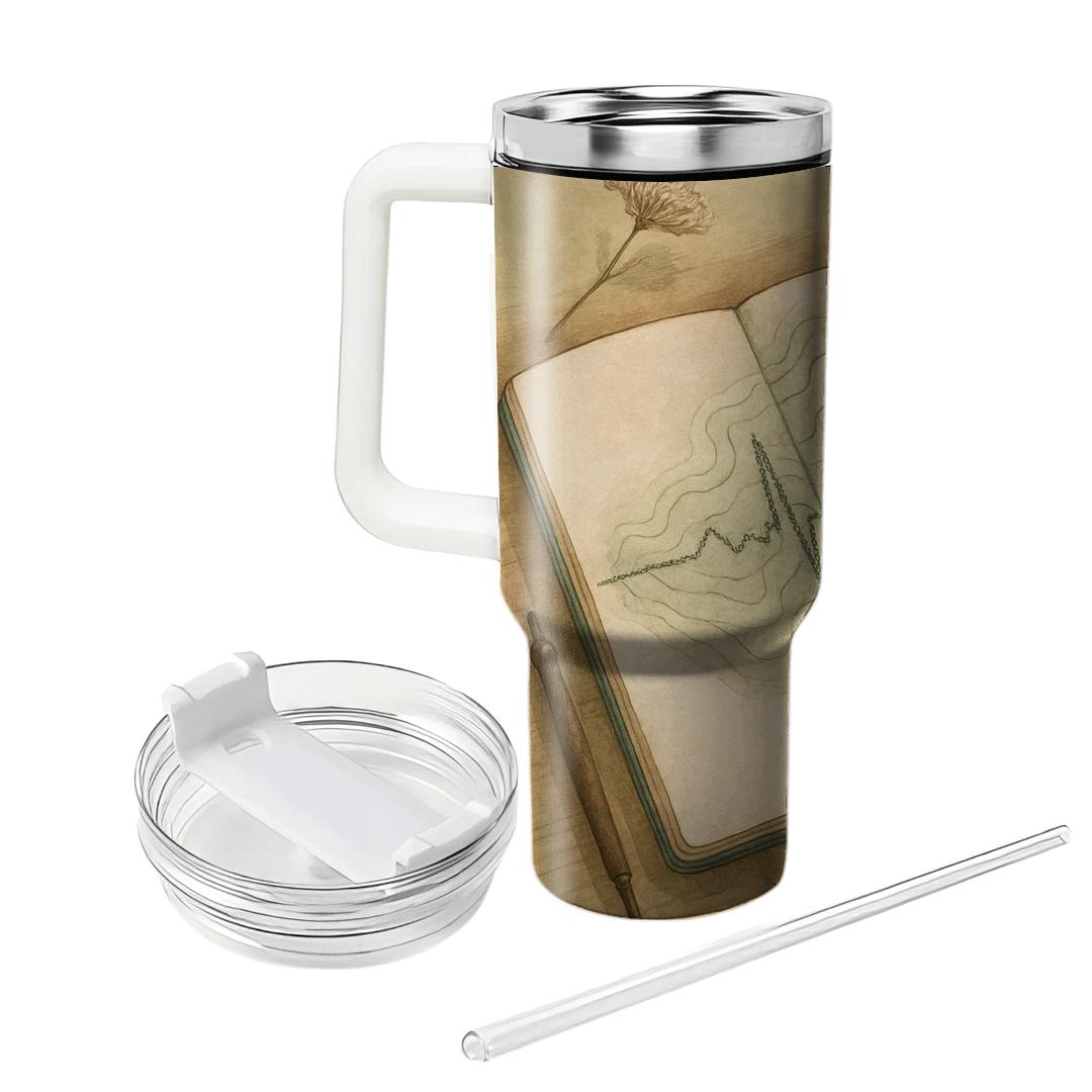 The Atlas Of Her Quiet Lessons insulated tumblers