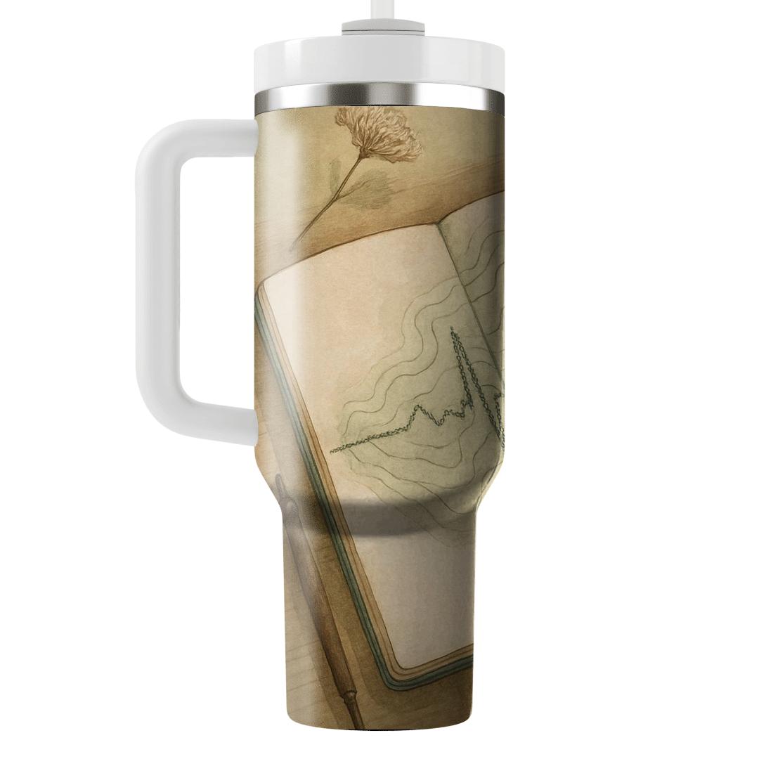 The Atlas Of Her Quiet Lessons insulated tumblers