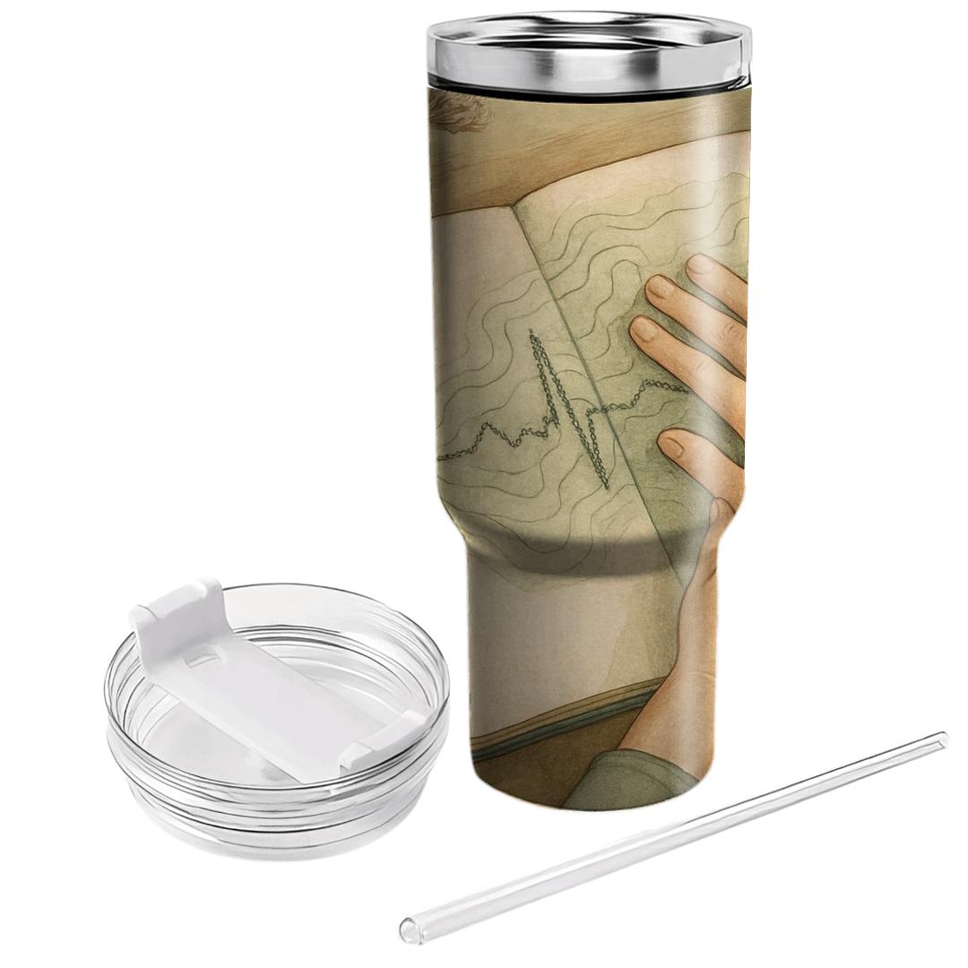 The Atlas Of Her Quiet Lessons insulated tumblers