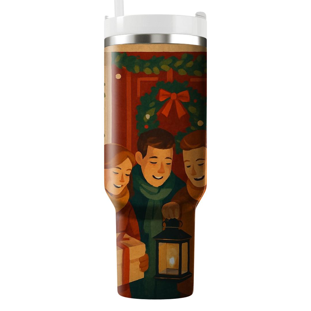 Holly Lantern Welcome custom tumblers
