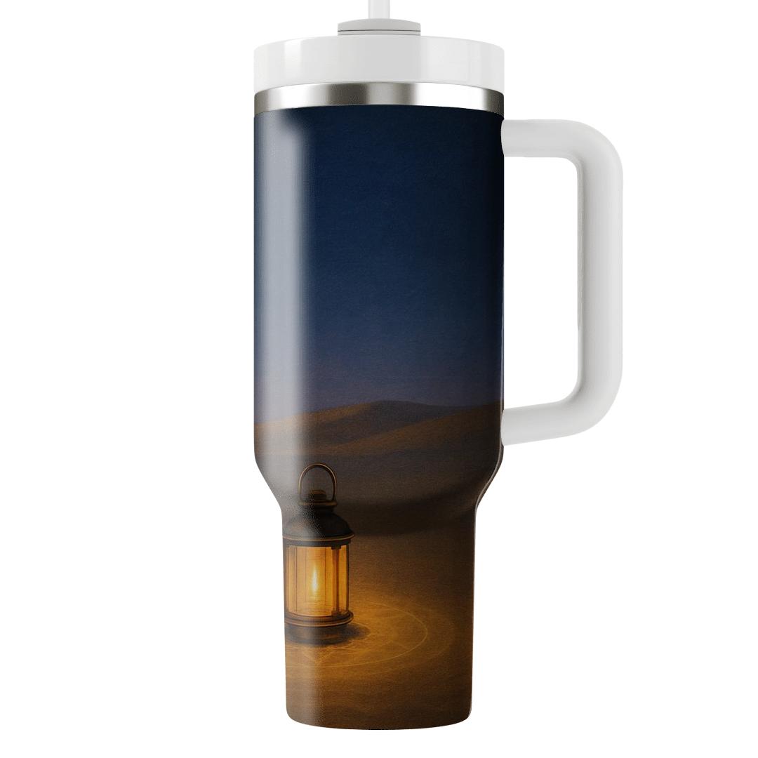 Sanctuary Lantern In The Quiet Desert insulated tumblers