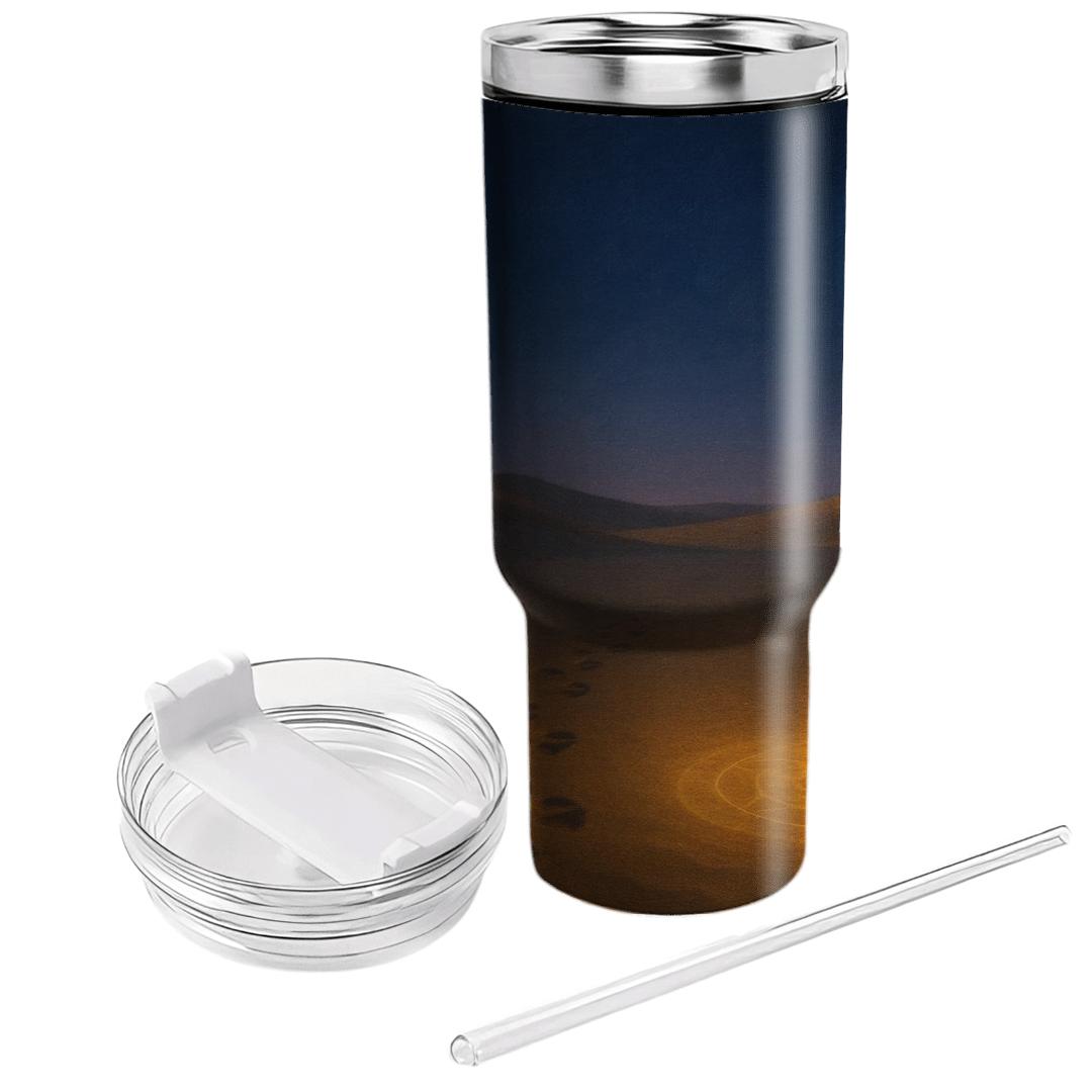 Sanctuary Lantern In The Quiet Desert insulated tumblers