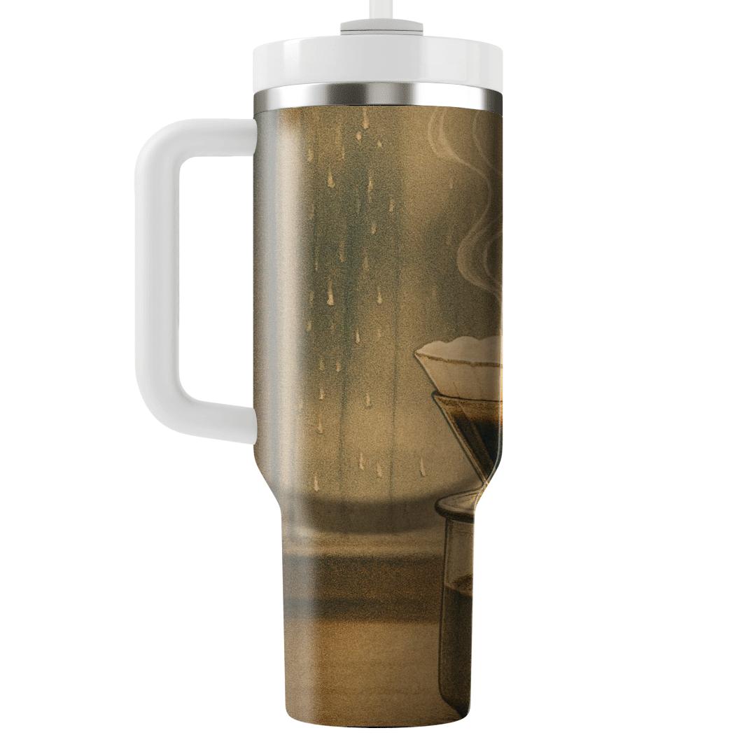 Café Window Rain And Pour Over decorative tumblers