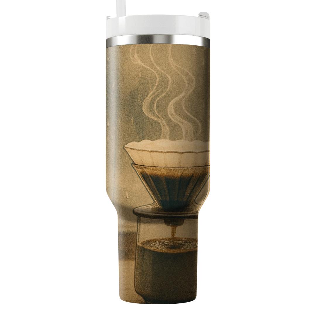 Café Window Rain And Pour Over decorative tumblers