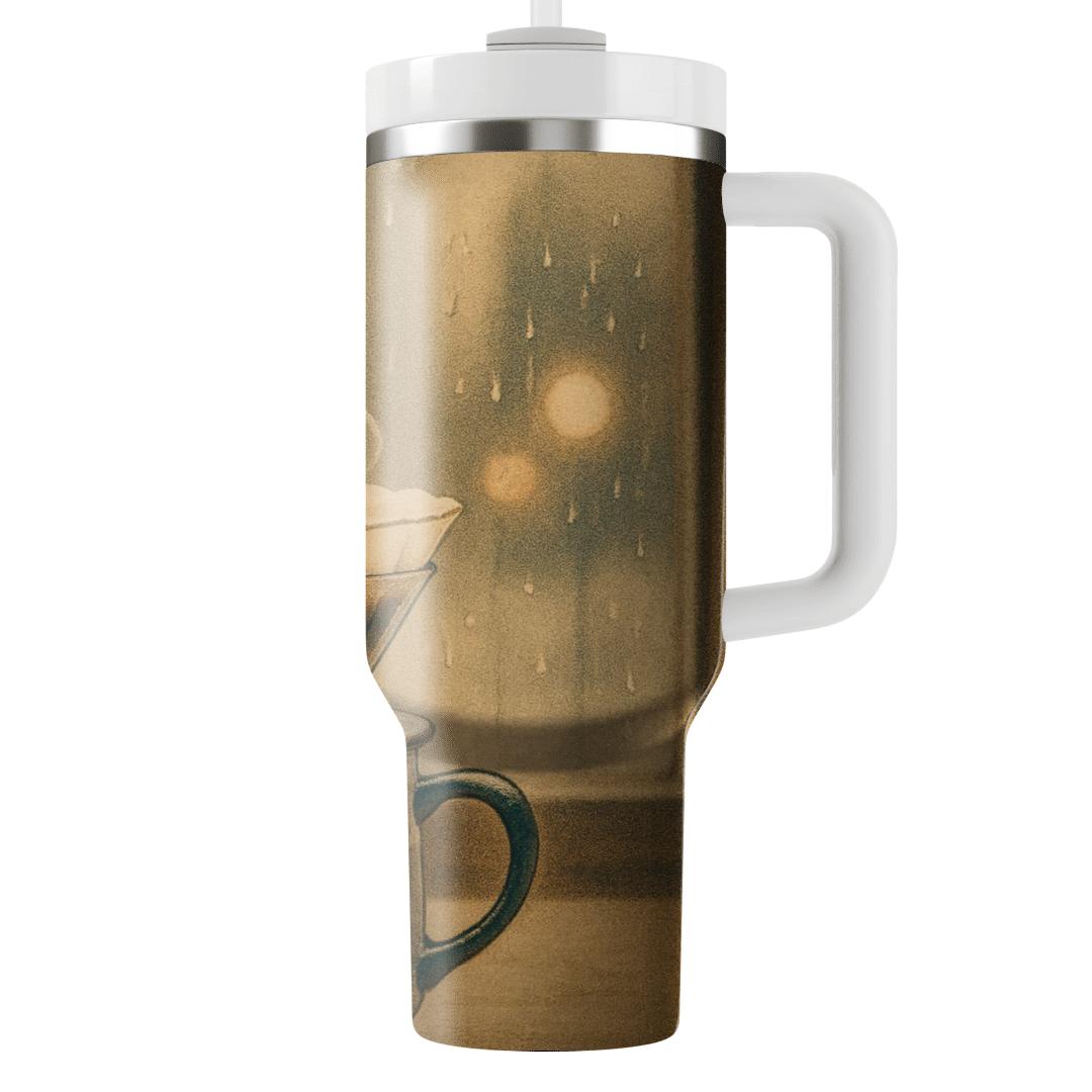 Café Window Rain And Pour Over decorative tumblers