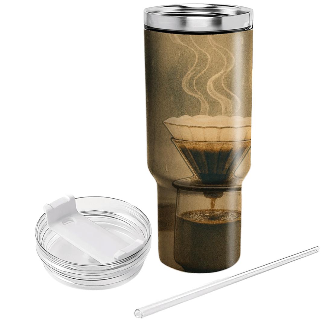 Café Window Rain And Pour Over decorative tumblers