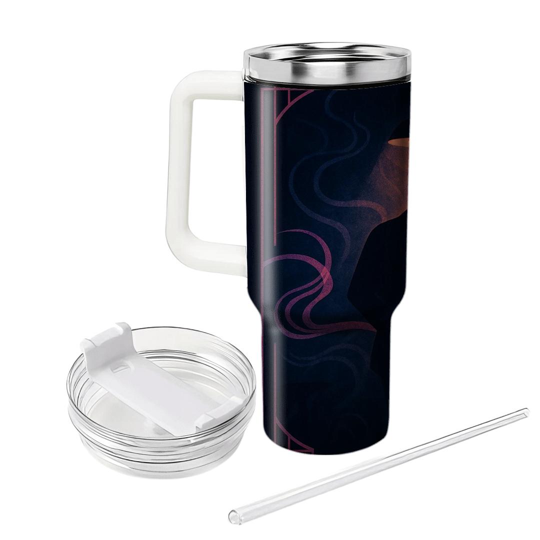 Midnight Jazz Neon Noir insulated tumblers