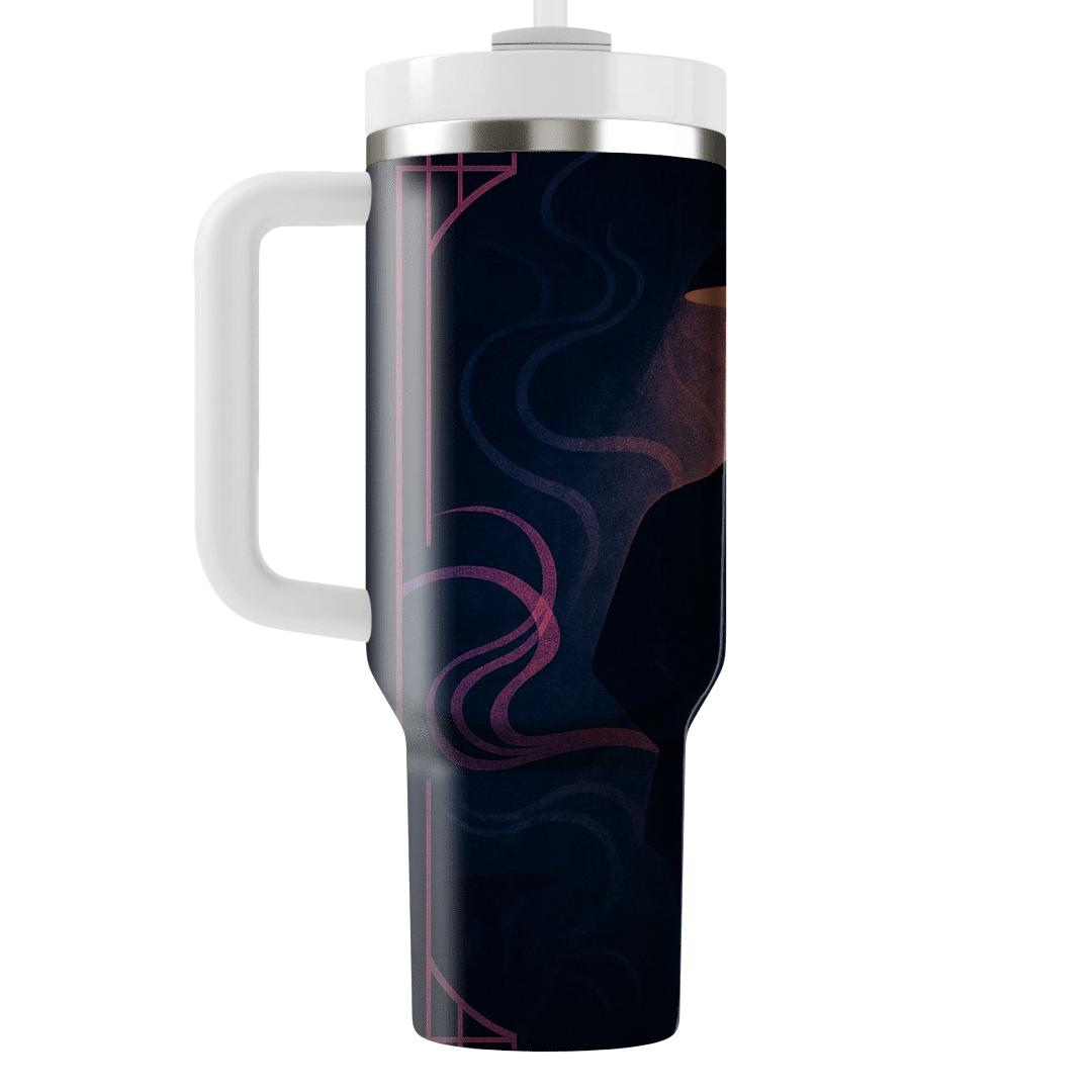 Midnight Jazz Neon Noir insulated tumblers
