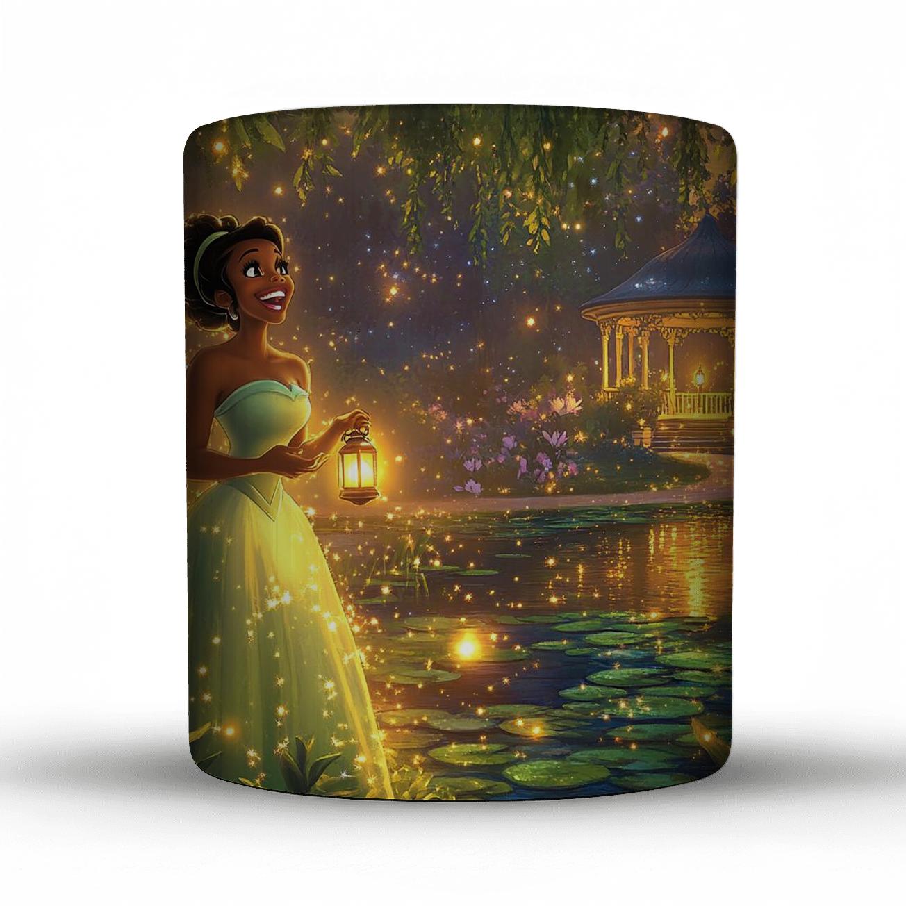 Princess Tiana Firefly Garden Melody insulated thermal mugs