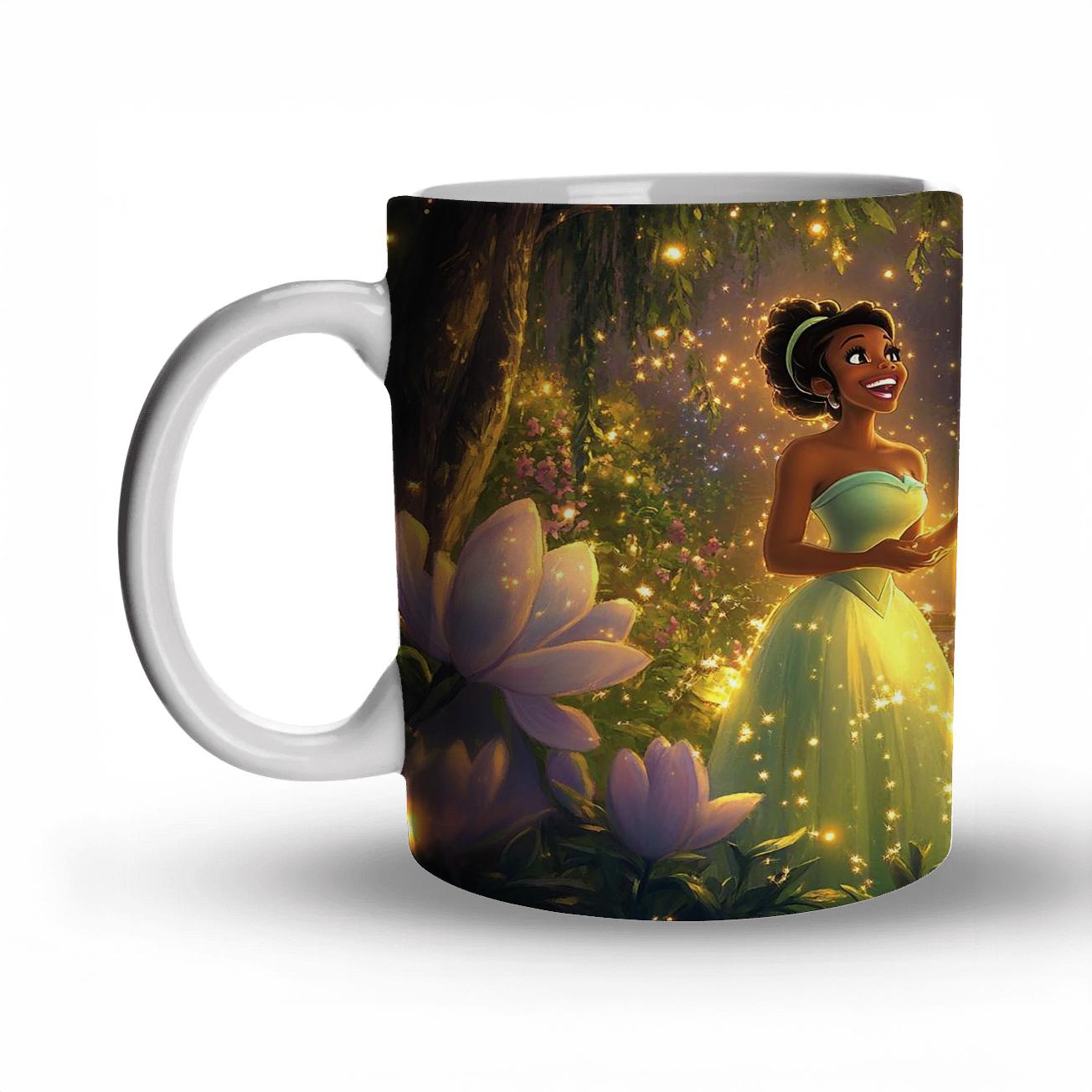 Princess Tiana Firefly Garden Melody insulated thermal mugs