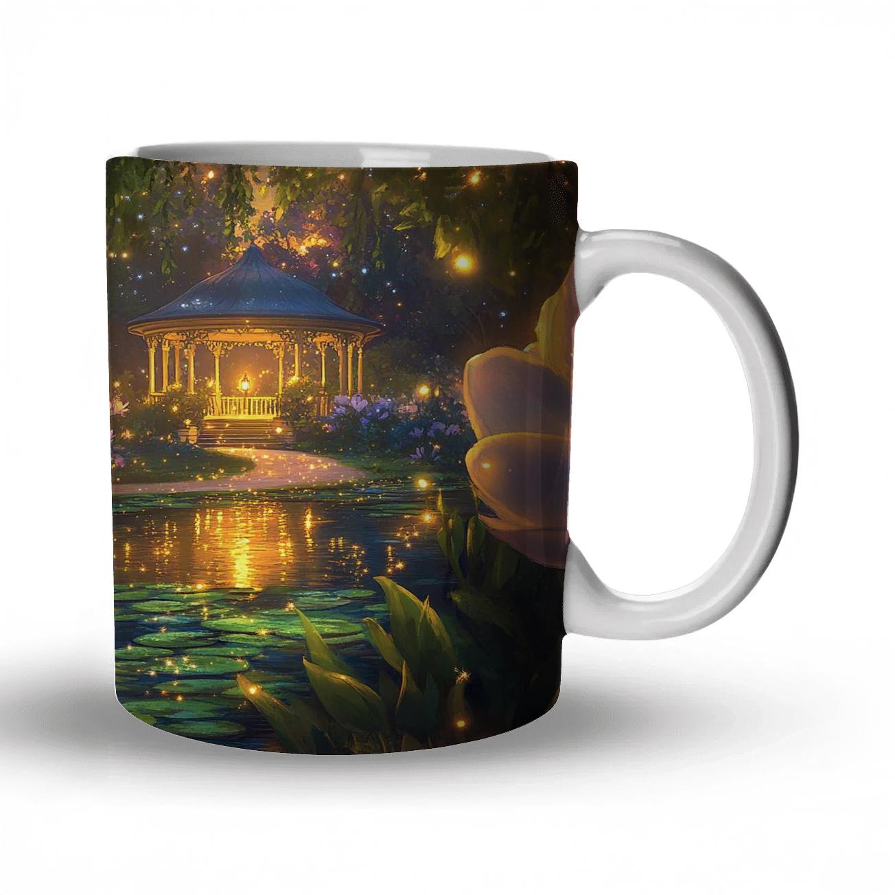 Princess Tiana Firefly Garden Melody insulated thermal mugs