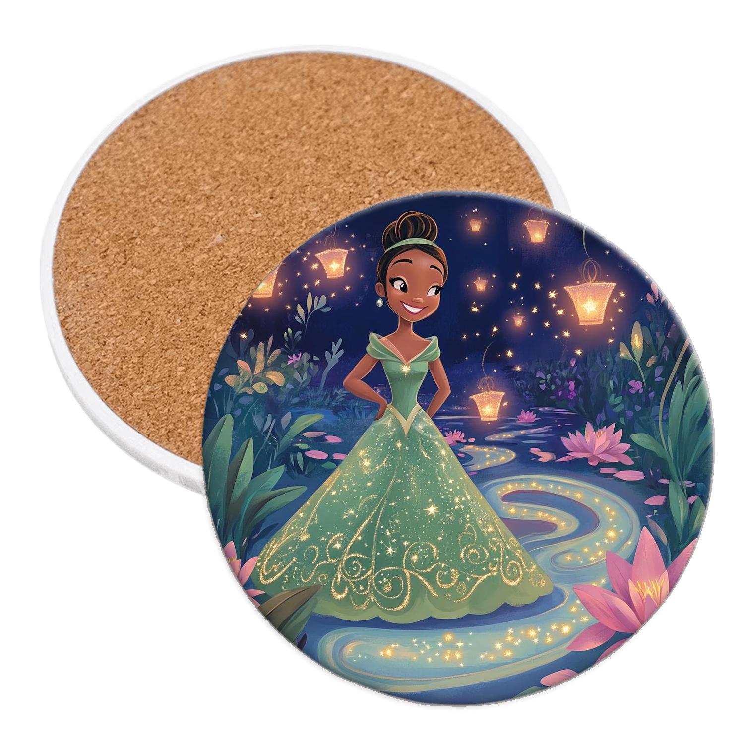 Princess Tiana Star Garden Parade stone coaster collections