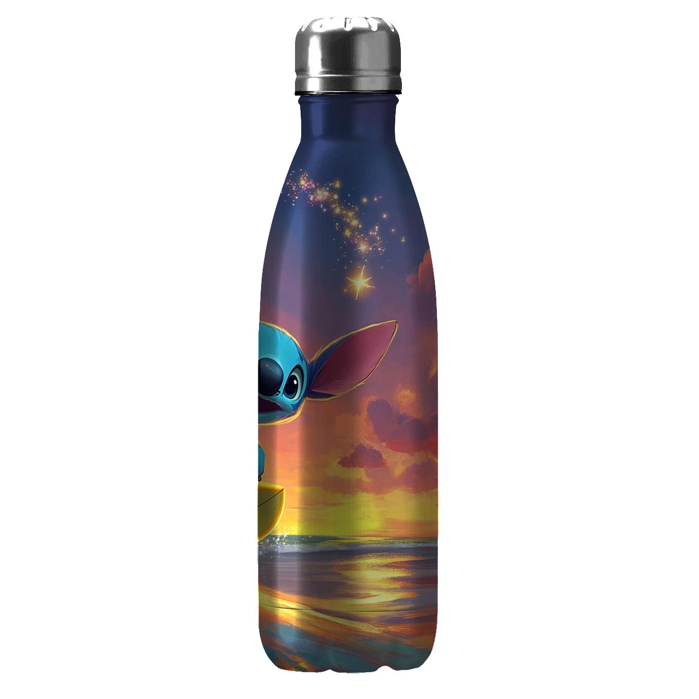 Stitch Cosmic Surf Lesson insulated water bottles