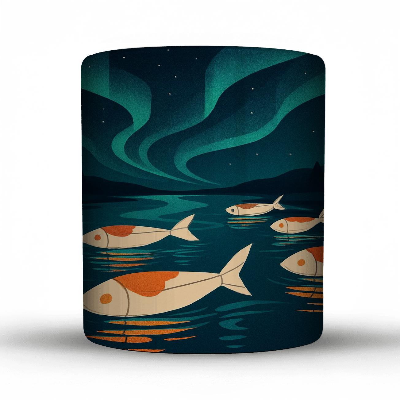 Aurora Lantern Regatta Of Two New Years novelty coffee mugs