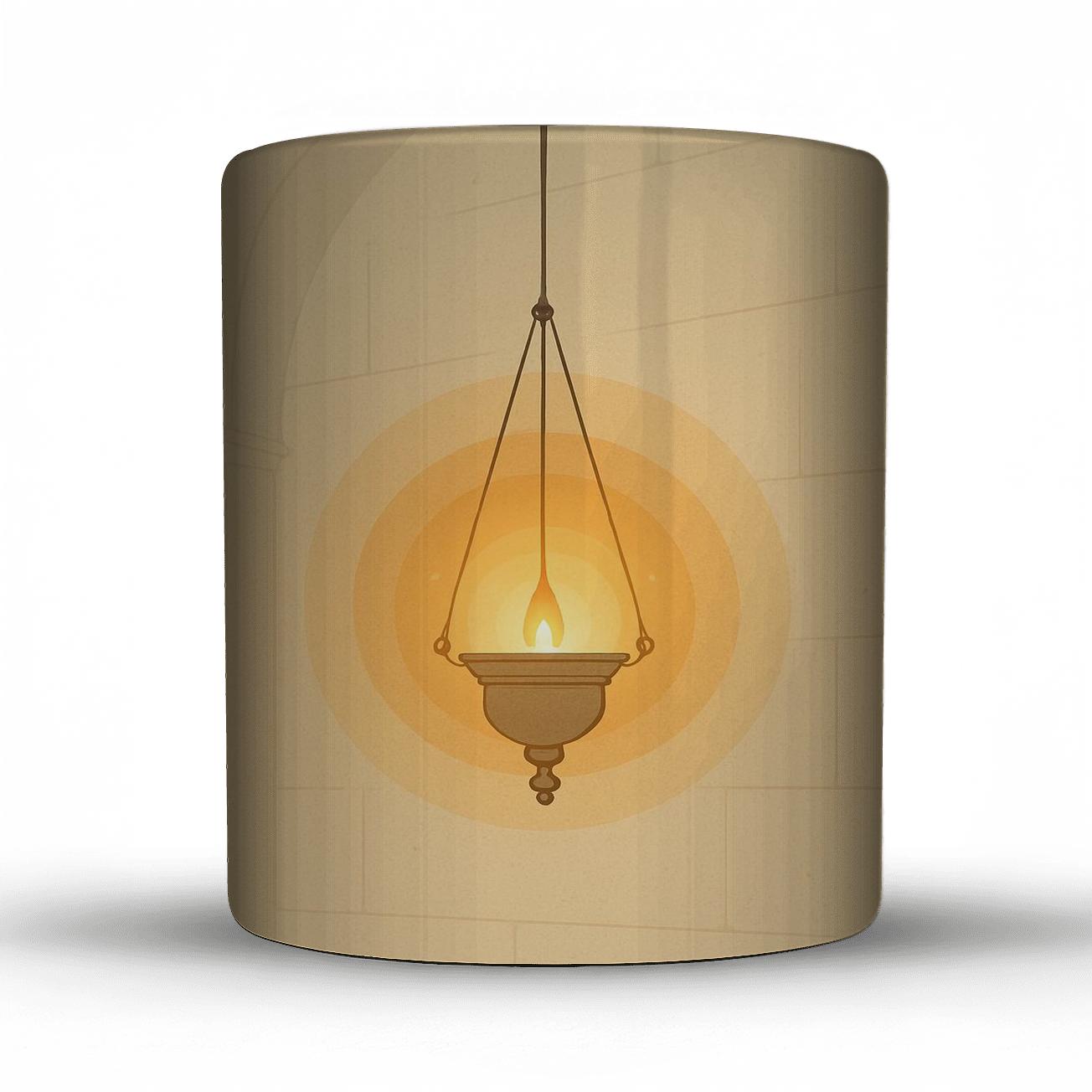 Sanctuary Lamp In Quiet Dawn personalized mugs