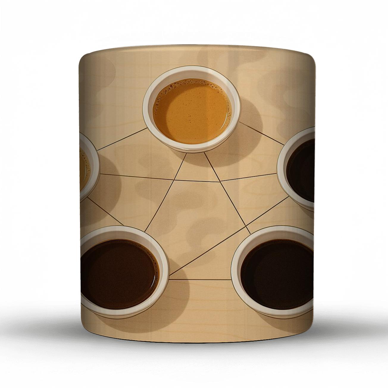 Cupping Table Constellation novelty coffee mugs