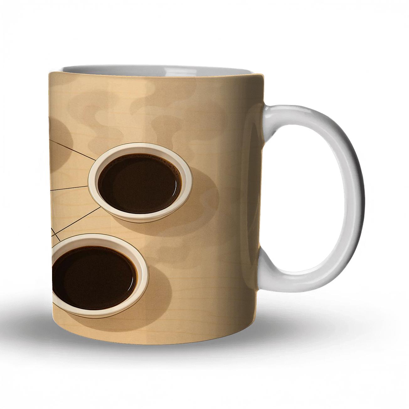 Cupping Table Constellation novelty coffee mugs