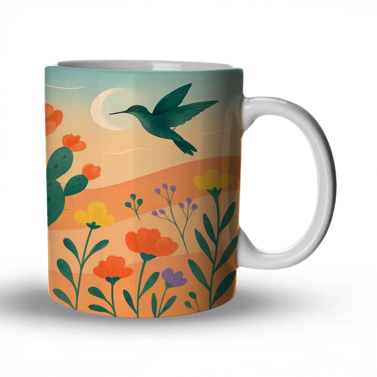 Desert Bloom Spring Equinox premium drinkware mugs