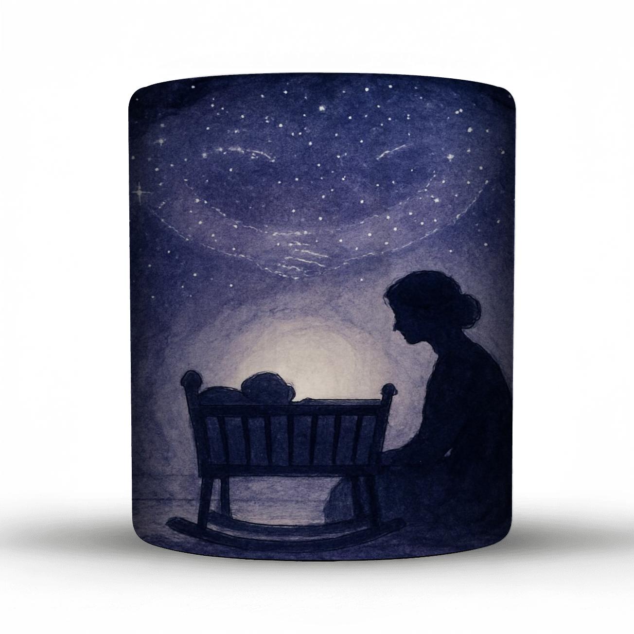 Constellation Cradle The Night Sky Holds Her Lullaby novelty coffee mugs