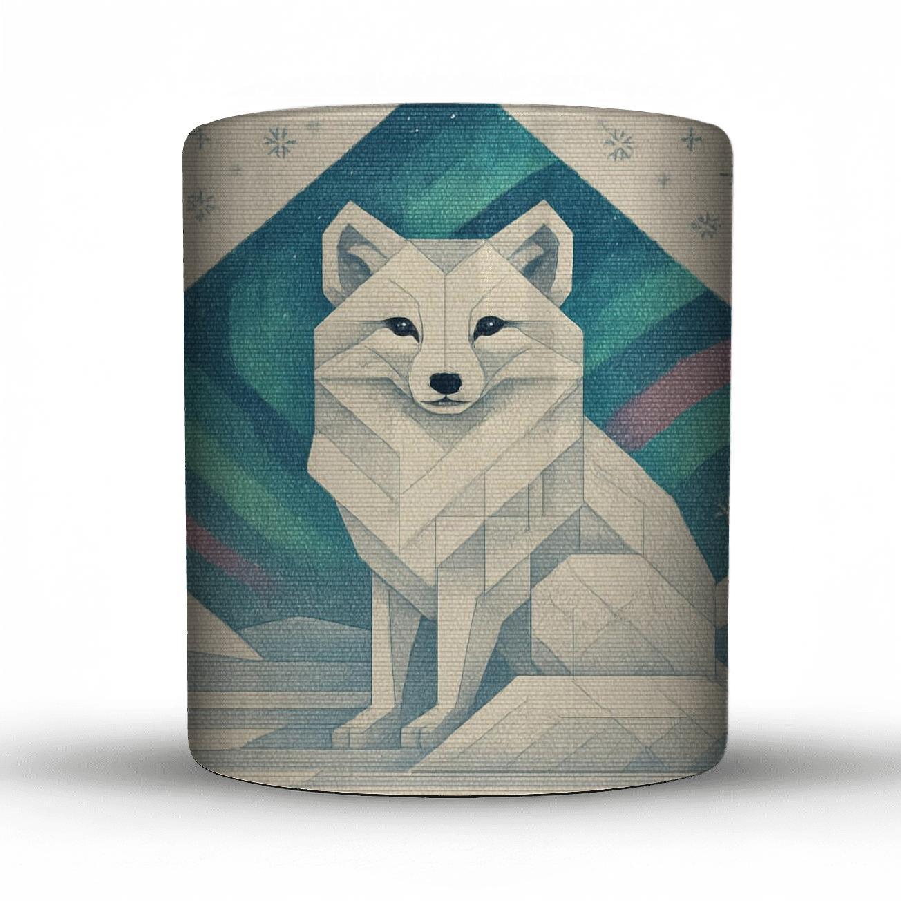 Arctic Fox Aurora Tundra Weave premium drinkware mugs