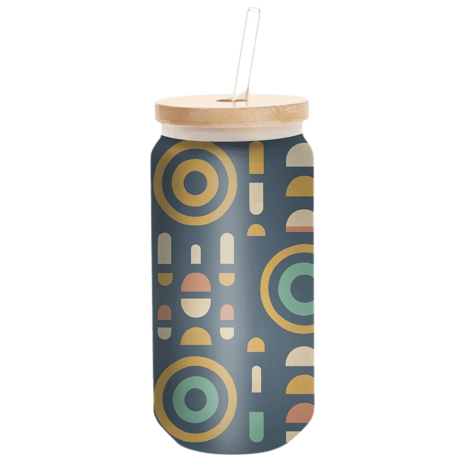 Analog Orbit Geometrics textured glass