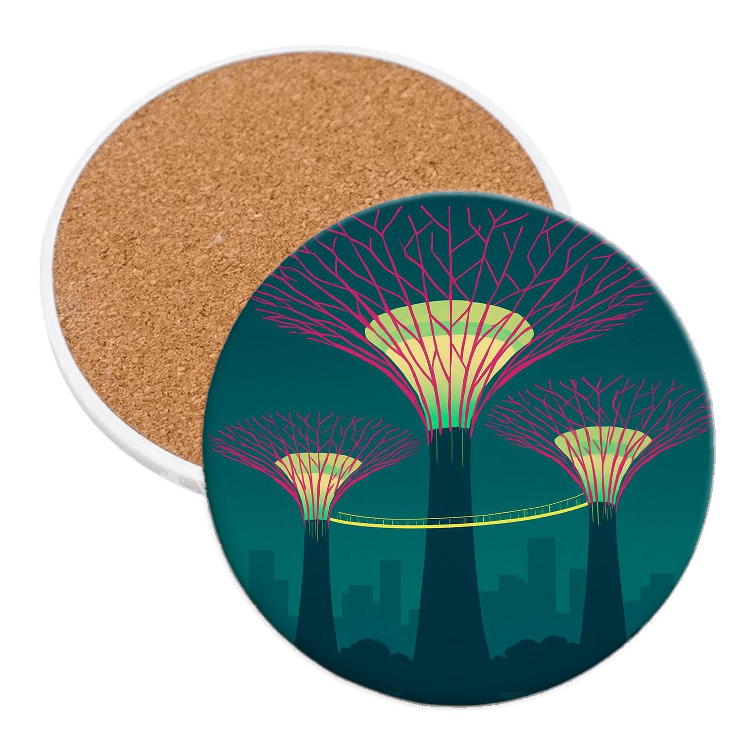 Supertree Grove At Gardens By The Bay Singapore elegant tabletop coasters