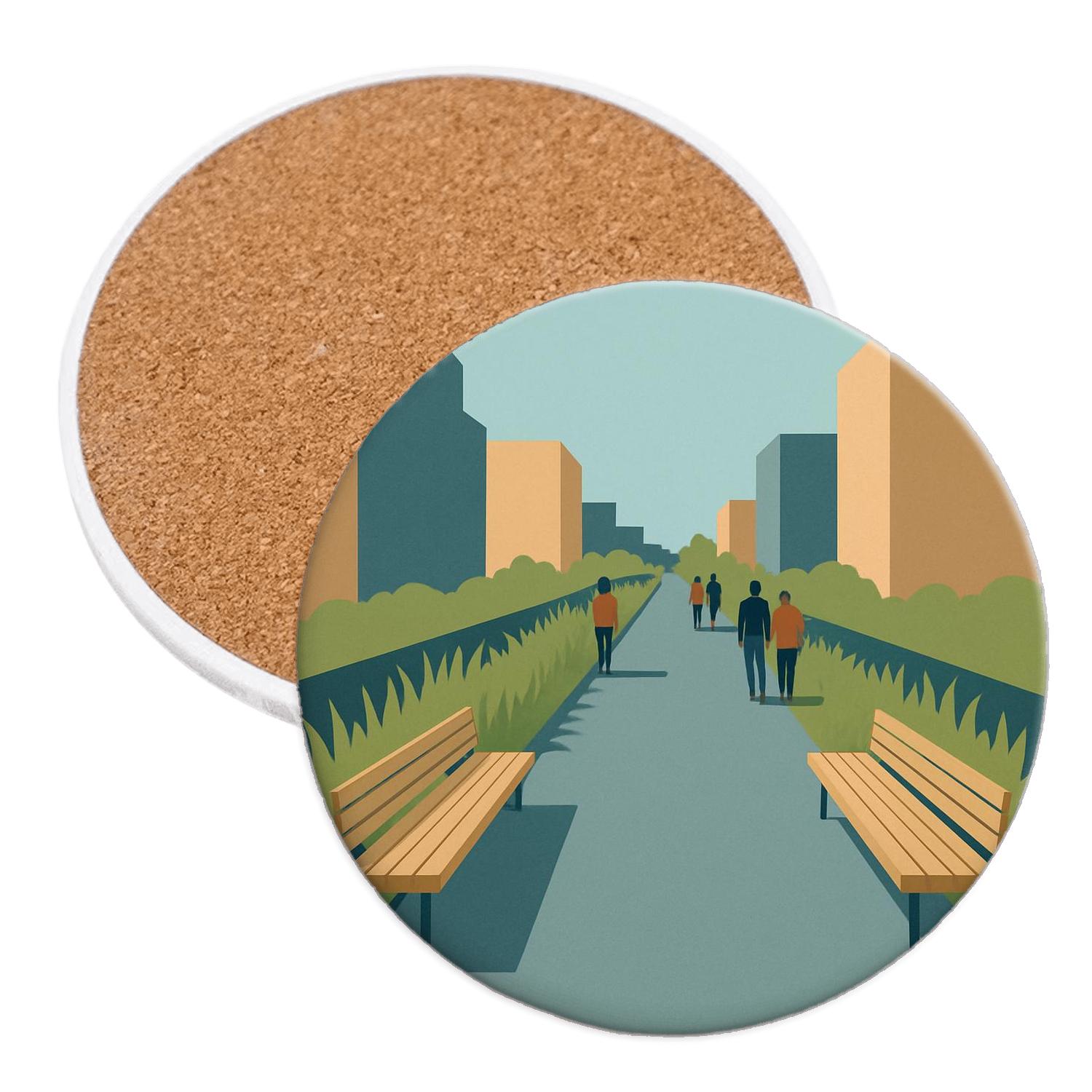 The High Line New York City United States stone coaster collections