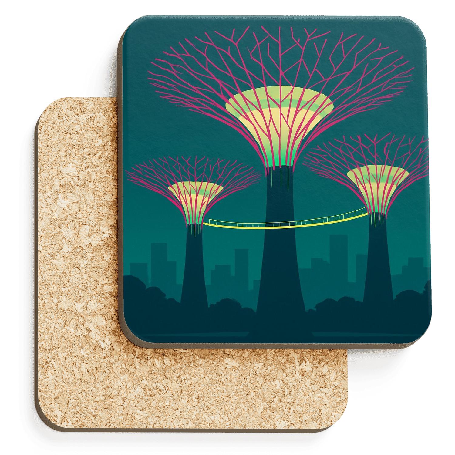 Supertree Grove At Gardens By The Bay Singapore elegant tabletop coasters