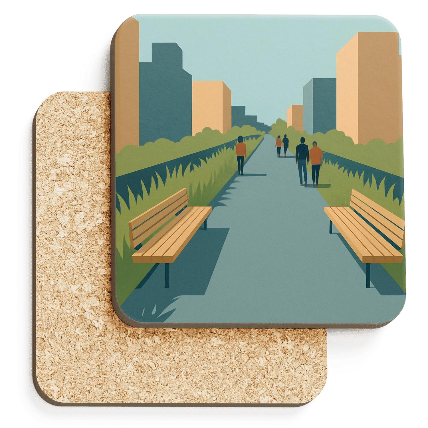 The High Line New York City United States stone coaster collections