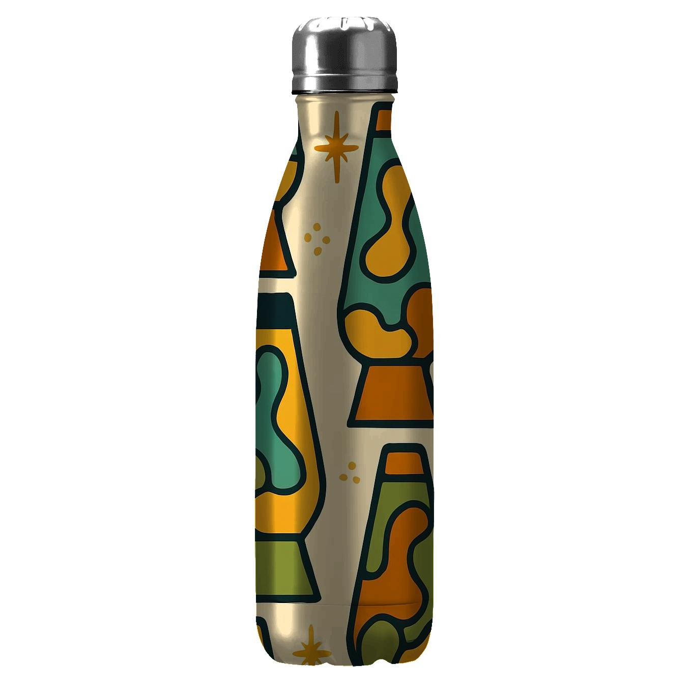 Groovy Lava Lamp Lounge water bottles for gifts