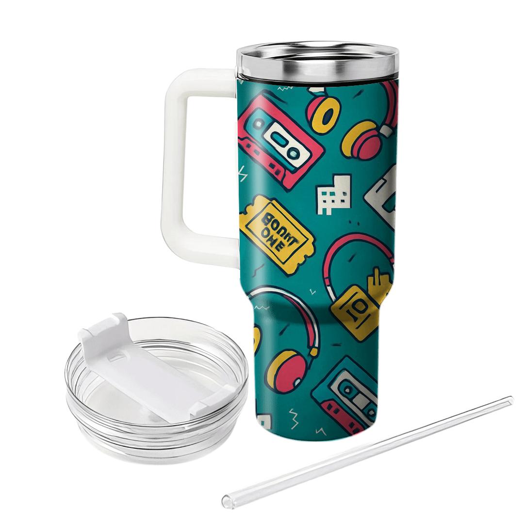 Cassette Commute Pattern unique tumblers