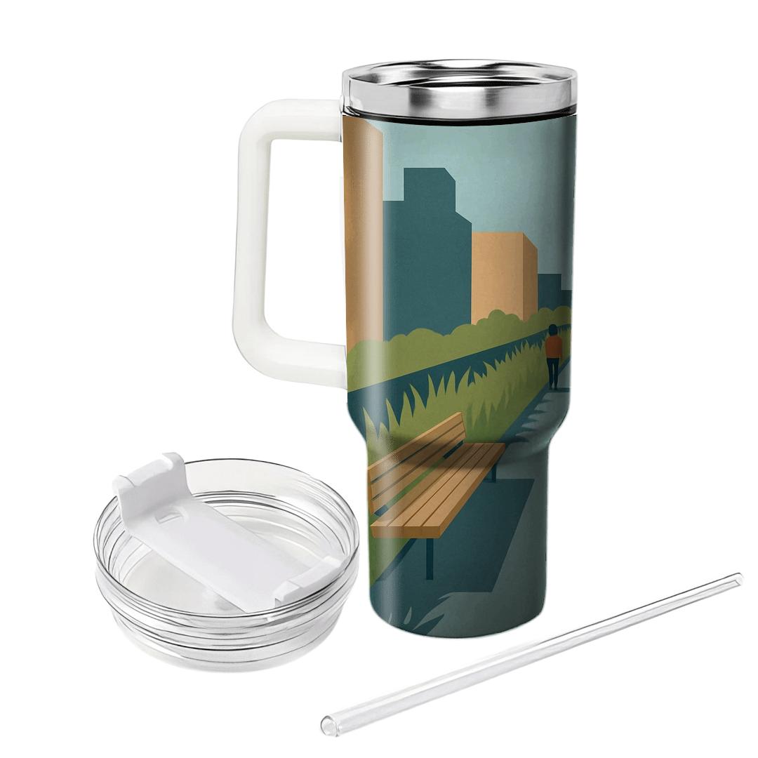 The High Line New York City United States tumblers with lids