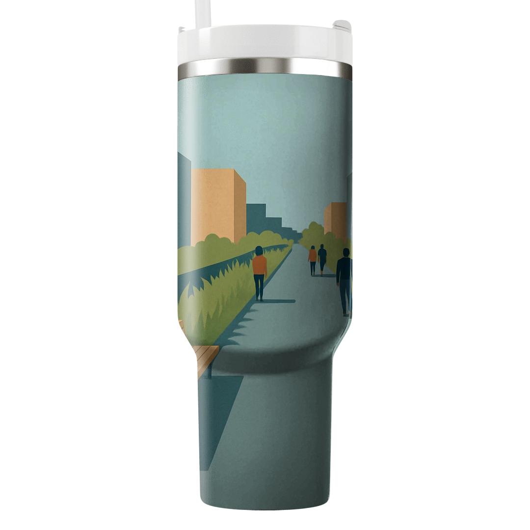 The High Line New York City United States tumblers with lids