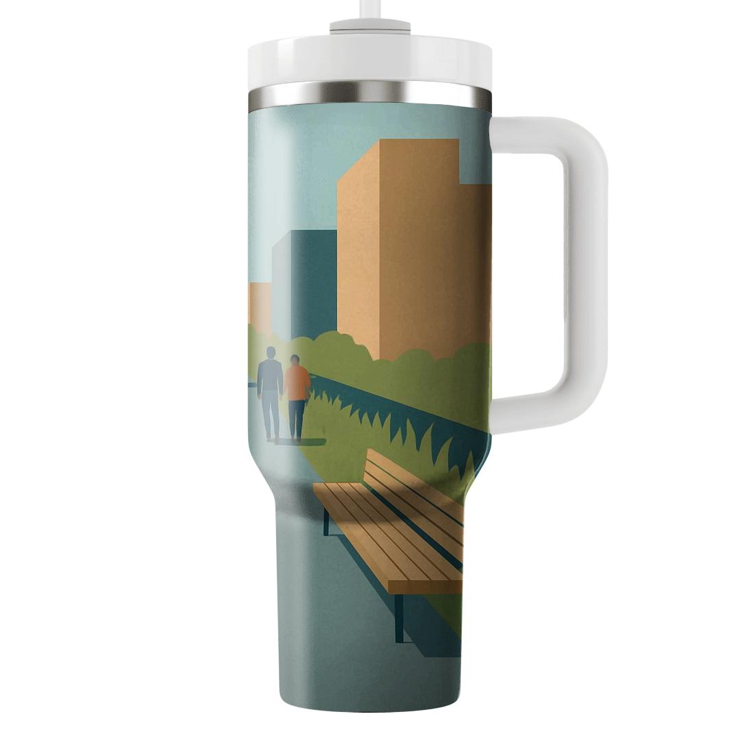 The High Line New York City United States tumblers with lids