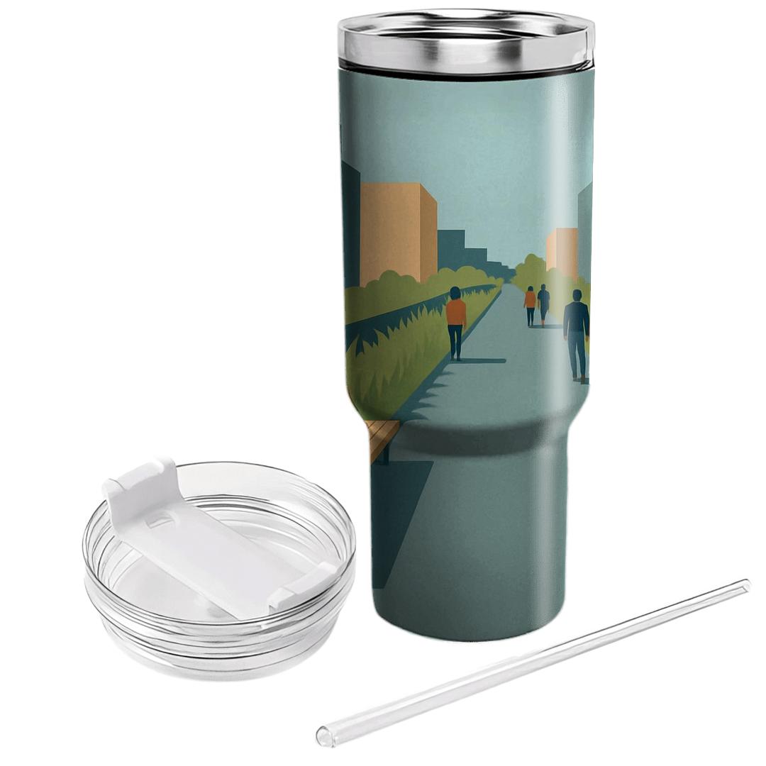 The High Line New York City United States tumblers with lids