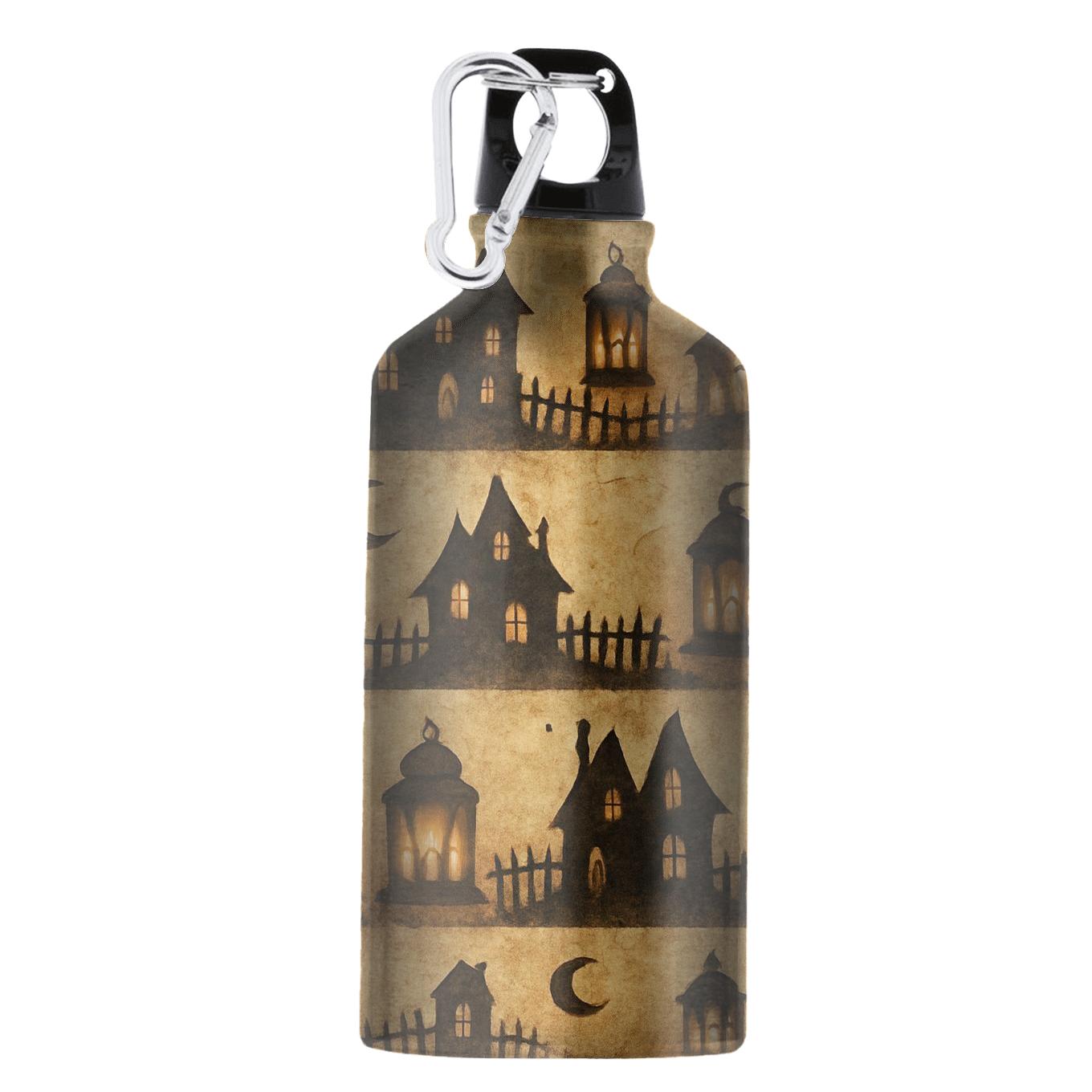 Sepia Parchment Haunted Horizon Bands stylish sports bottles