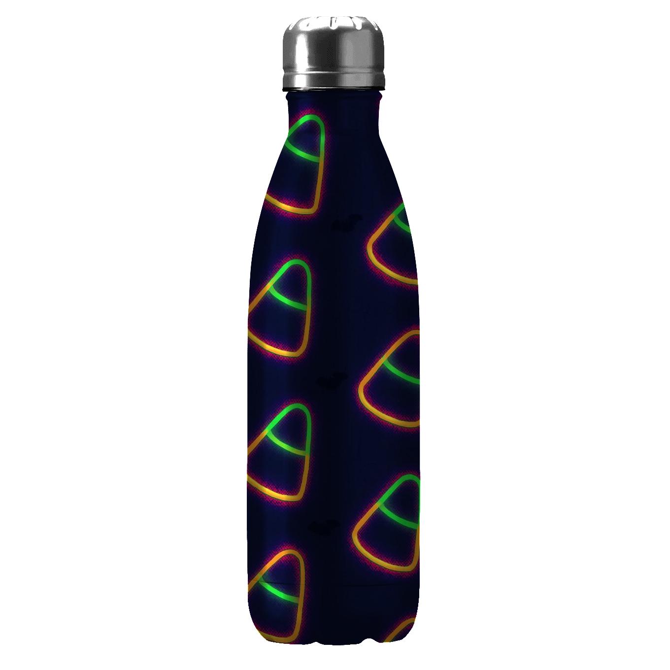 Neon Carnival Candy Corn Diagonal Array water bottle cups